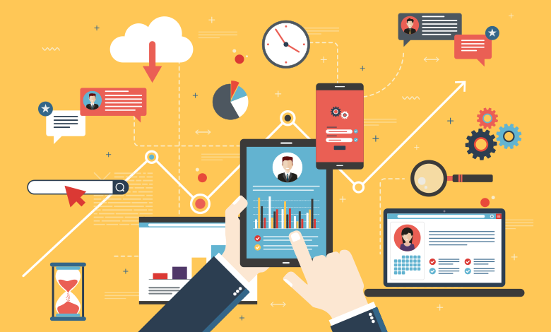 IT solutions illustration